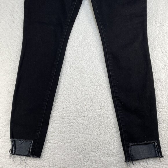 Lucky Brand Jeans Womens Sz 0/25 Black Ava Mid Rise Super Skinny Denim 26x27 - Picture 3 of 15
